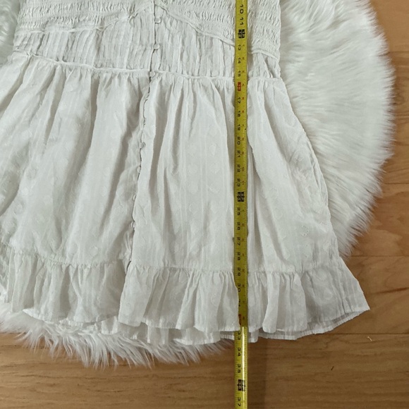 Anthropologie Peregrine Smocked Flutter Sleeve Mini Dress 3X - Picture 4 of 7